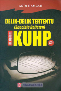 Delik-Delik Tertentu di Dalam KUHP