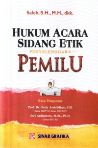 Hukum Acara Sidang Etik Penyelenggara Pemilu