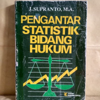 Pengantar Statistik Bidang Hukum