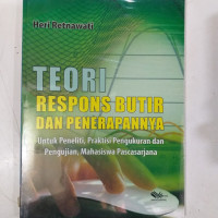 Teori Respons Butir dan Penerapannya