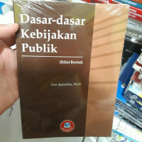 Dasar-dasar Kebijakan Publik