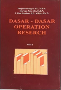 Dasar-Dasar Operation Research