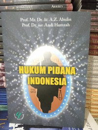 Hukum Pidana Indonesia