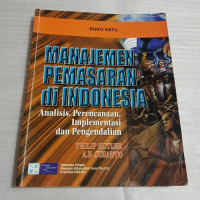 Manajemen Pemasaran di Indonesia Buku 1