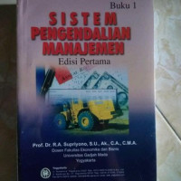 Sistem Pengendalian Manajemen Buku 1