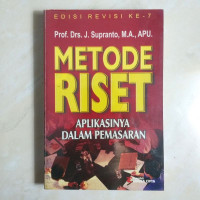 Metode Riset : Aplikasinya dalam Pemasaran